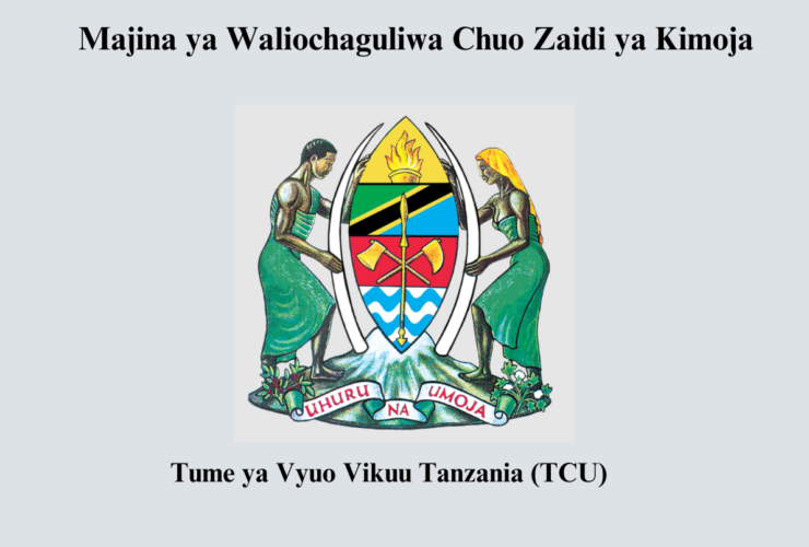 Majina ya Waliochaguliwa Chuo Zaidi ya Kimoja