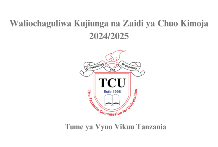 Waliochaguliwa Kujiunga na Zaidi ya Chuo Kimoja 2024/2025