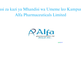 Nafasi za kazi ya Mhandisi wa Umeme leo Kampuni ya Alfa Pharmaceuticals Limited